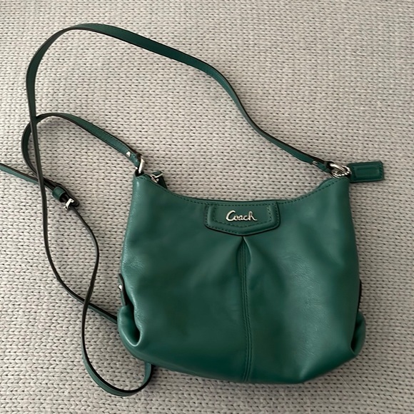 Coach Bags Coach Green Ashley Swing Pack Crossbody Bag Poshmark